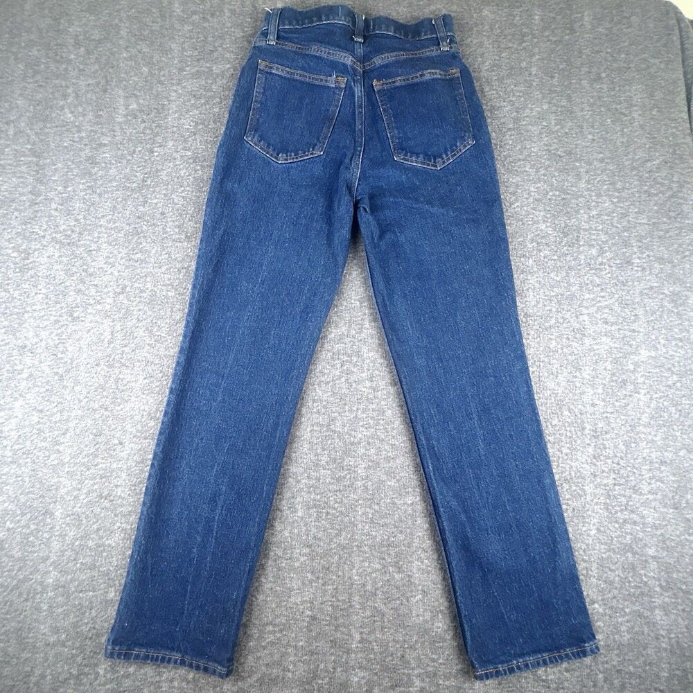 Abercrombie & Fitch Jeans Womens 28x28 Dark Blue 90s Straight Ultra High Rise - Picture 2 of 11